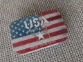 метална кутия Америка ( Американско знаме ) , снимка 1 - Декорация за дома - 39154178