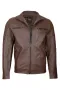 Мъжко кафяво кожено яке – 3481, снимка 4