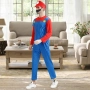 Костюм на Super Mario, за възрастни, 4 части, комплект за Марио съдържа гащеризон ключодържател, снимка 4