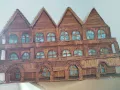 ръчно изработен макет на къща, снимка 1