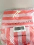 Victoria's Secret Раница и Хладилна Чанта 2 в 1, Розово-Коралово Райе, снимка 6