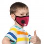  Детски защитни маски с филтър активен въглен РМ2.5 и клапа, снимка 8