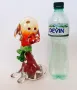 МУРАНО - MURANO - статуетка куче фигура изцало от цветно стъкло етикет , снимка 2