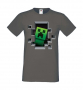 Мъжка тениска Creeper Face 4,Minecraft,Игра,Забавление,подарък,Изненада,Рожден Ден., снимка 6