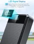 Външна батерия Power bank 40000mAh, PD 22.5W, USB C вход и изход, фенерче, LED дисплей, снимка 6
