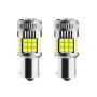 LED крушки с две функции бели 12-24V 2 броя, снимка 1
