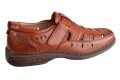 Мъжки обувки пролет-лято кафеви мод.06, снимка 2