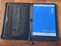 папка за документи естествена кожа черна с цип А4 внос от Италия , снимка 8