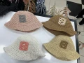 Loewe Плетена Плажна Лятна Шапка - Налични Различни Цветове Код E522, снимка 5