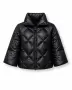 Дамско късо капитонирано яке 259 – Black, снимка 2