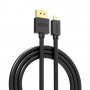 Кабел HDMI - Micro HDMI 1м Ver:4k/60Hz Orico HD101-10 Черен Cable HDMI M/Micro HDMI M Type D, снимка 1