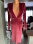 Кадифена дамска рокля, снимка 1 - Рокли - 40683384