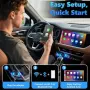 Нов CarPlay Android Auto Wireless адаптер USB 5GHz за iPhone Android телефон връзка кола автомобил, снимка 7