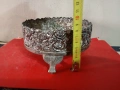 Посребрена купа,фруктиера арт деко, снимка 2