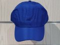 Нова изчистена дишаща шапка с козирка в син цвят, шушляк, снимка 4