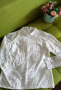 Бяла блуза с дълъг ръкав, снимка 1 - Блузи с дълъг ръкав и пуловери - 44805771