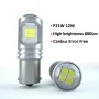 LED диодни крушки с вградени лупи - P21W/BA15S Canbus., снимка 1
