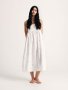 Нова елегантна дълга памучна рокля 100% памук теменушки , снимка 10
