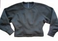 Блуза овърсайз неопрен черно Barbara Bui, снимка 1 - Блузи с дълъг ръкав и пуловери - 29353693