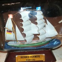 rickmer rickmers-hamburg-внос франция-14х8х3см, снимка 8 - Колекции - 29653229