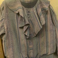 Продавам елегантна блуза от 100 процента естествена коприна . , снимка 6 - Блузи с дълъг ръкав и пуловери - 39932599