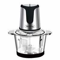 Чопър Rosberg R51111D, 400W, 2 L, 2 скорости, Нехлъзгащ се, Сив, снимка 1 - Чопъри и пасатори - 44232511