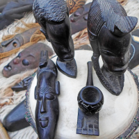 Африкански маски/статуетки, снимка 14 - Други ценни предмети - 36560867