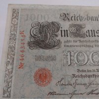 Райх банкнота - Германия - 1000 марки / 1910 година - 17957, снимка 3 - Нумизматика и бонистика - 31029931