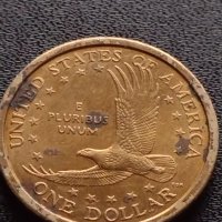 Монета ONE DOLLAR UNITED STATES OF AMERICA E PLURIBUS UNUM за КОЛЕКЦИЯ 38082, снимка 3 - Нумизматика и бонистика - 40767524