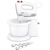 Миксер, Bosch MFQ2600G, Hand mixer, 375 W, Stand with automatic rotating bowl, 4 speed settings, add, снимка 3 - Миксери - 38425000