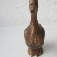 Пате гъска птица моливник дърворезба дървено, снимка 6 - Статуетки - 29299533