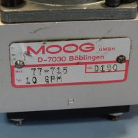 Серво клапан MOOG 10 GPM flow control servo valve 2-stage 210Bar, снимка 9 - Резервни части за машини - 37998790