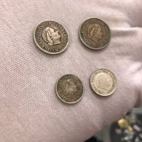 Лот от сребърни монети Нидерландски гулдени различни номинали и години, снимка 2 - Нумизматика и бонистика - 40504842