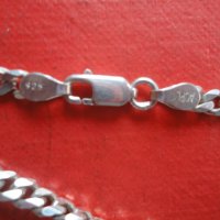 Невероятна сребърна верижка ланец 925 , снимка 2 - Колиета, медальони, синджири - 39941188