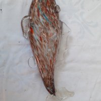 Декоративна риба от цветно стъкло Murano, снимка 3 - Декорация за дома - 31535203
