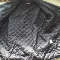 Продавам  Manny`s Марково Елегантно кожено черно палто, снимка 4 - Палта - 35544619