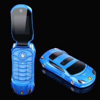 Мобилен телефон GSM с две сим карти Dual Sim отключен нов за ученици с форма на автомобил ферари Fer, снимка 10 - Телефони с две сим карти - 29630129