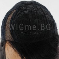 Черна перука от ЕСТЕСТВЕН косъм Селена, снимка 8 - Аксесоари за коса - 37787565