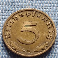Монета 2 райхсфенинг 1938 Германия Трети Райх с СХВАСТИКА за КОЛЕКЦИЯ 31558, снимка 4 - Нумизматика и бонистика - 42822308
