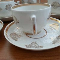 Руски порцеланов сервиз за чай , снимка 4 - Антикварни и старинни предмети - 30140066