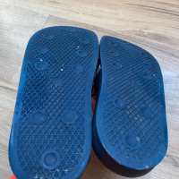 Оригинални тъмно сини чехли adidas Adilette! 42 н, снимка 6 - Мъжки чехли - 44795583