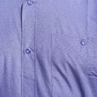 мъжка риза с дълъг ръкав М-XXL тъмно синя, чисто нова, в целофан, снимка 3 - Ризи - 30535878