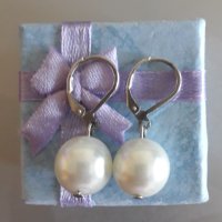 Висящи обеци с перли, снимка 2 - Обеци - 42767116