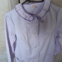 Дамска пижава св.лилава със бродерия на джобчето и панталоните. , снимка 1 - Пижами - 36990429