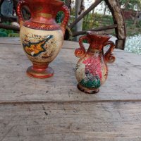 Рисувани керамични вази, снимка 4 - Вази - 36687991