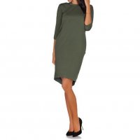 Асиметрична зелена рокля марка Tessita , снимка 1 - Рокли - 37672677