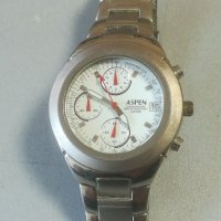 Мъжки часовник ASPEN Chronograph. Японски механизъм. Хронограф , снимка 4 - Мъжки - 40639923