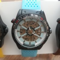 Механичен мъжки часовник ST. TROPEZ различни цветове 2 на цената на 1, снимка 6 - Мъжки - 29390156