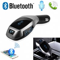 Автомобилен Bluetooth FM трансмитер Wireless - Car Kit X6, снимка 1 - Аксесоари и консумативи - 30068855