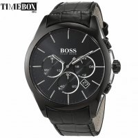 Hugo Boss 1513367 Onyx All Black Chronograph. Нов мъжки часовник, снимка 2 - Мъжки - 38809810